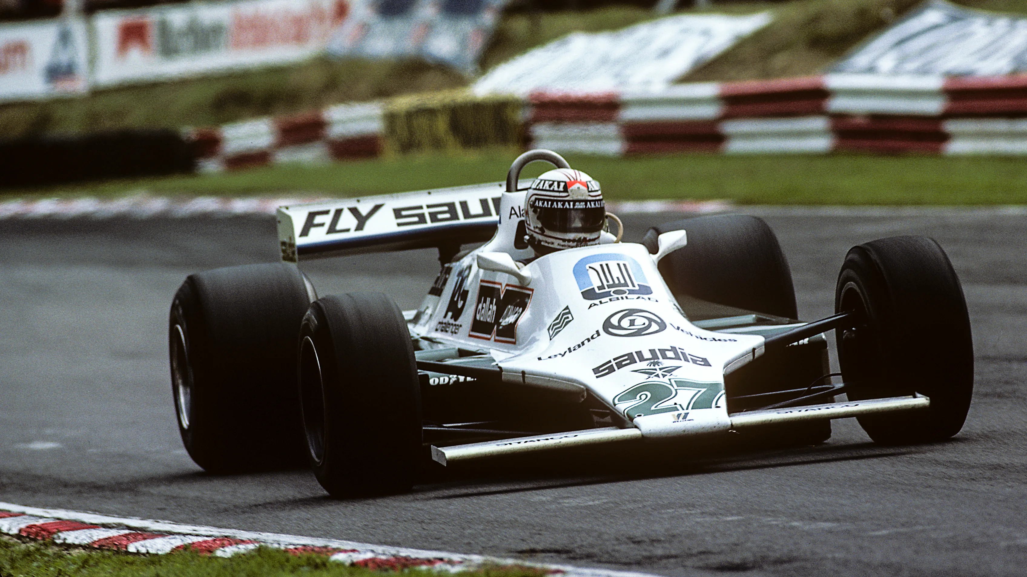 Alan Jones, Williams-Ford FW07, Grand Prix of Great Britain, Brands Hatch, 13 July 1980. Alan Jones